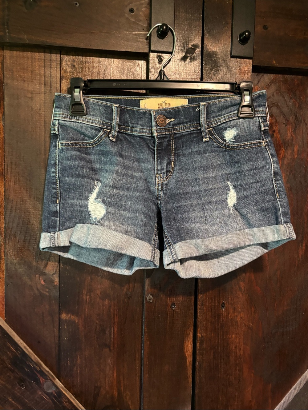 Hollister jean shorts